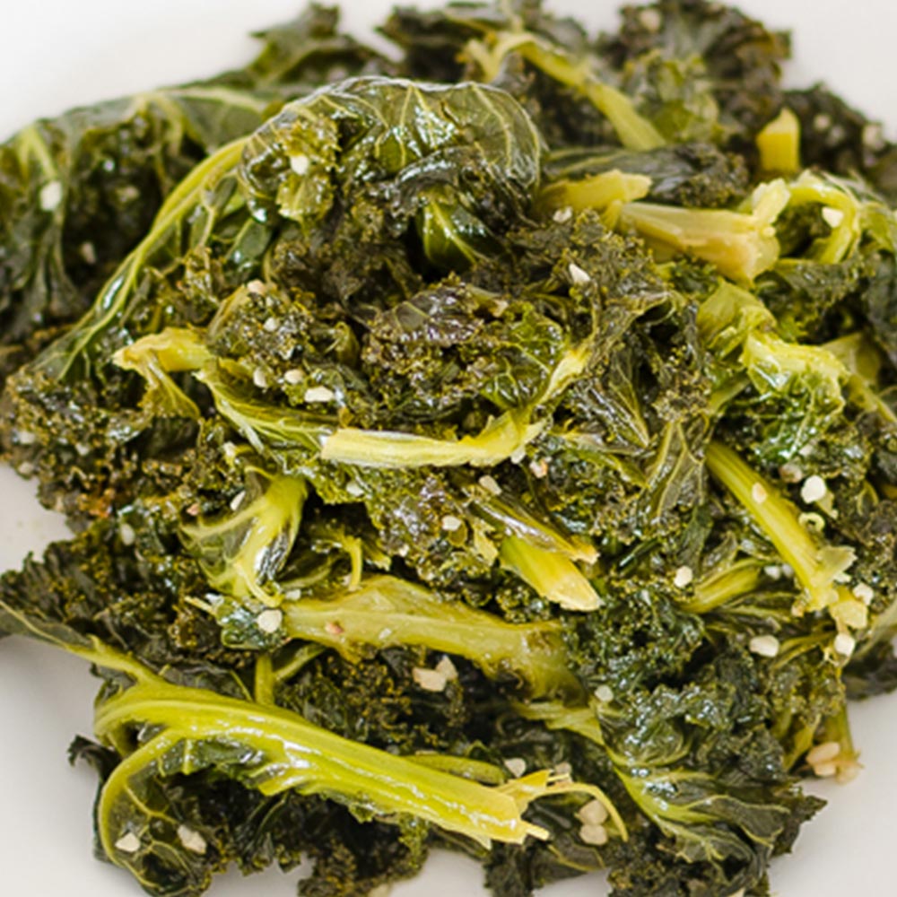 Kale Greens and Garlic | Twisted Tastes